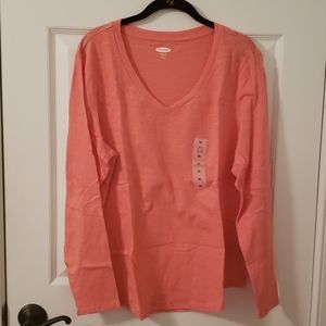 Long Sleeve V-Neck Tee